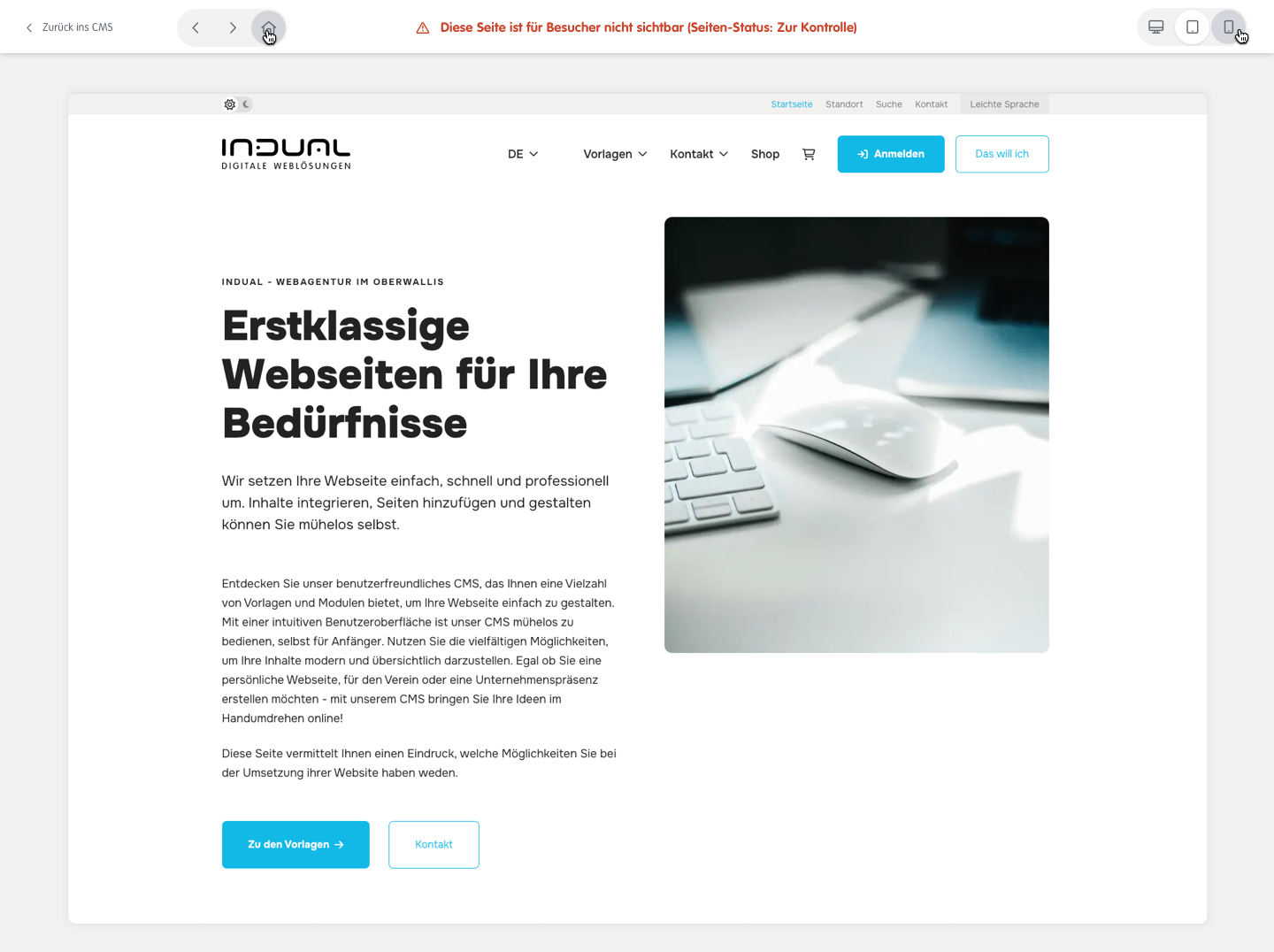 So funktioniert die Live-Preview