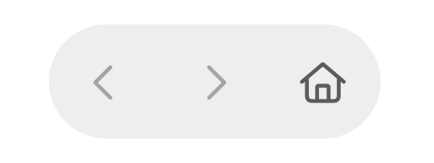 Browser-Buttons mit Verlauf