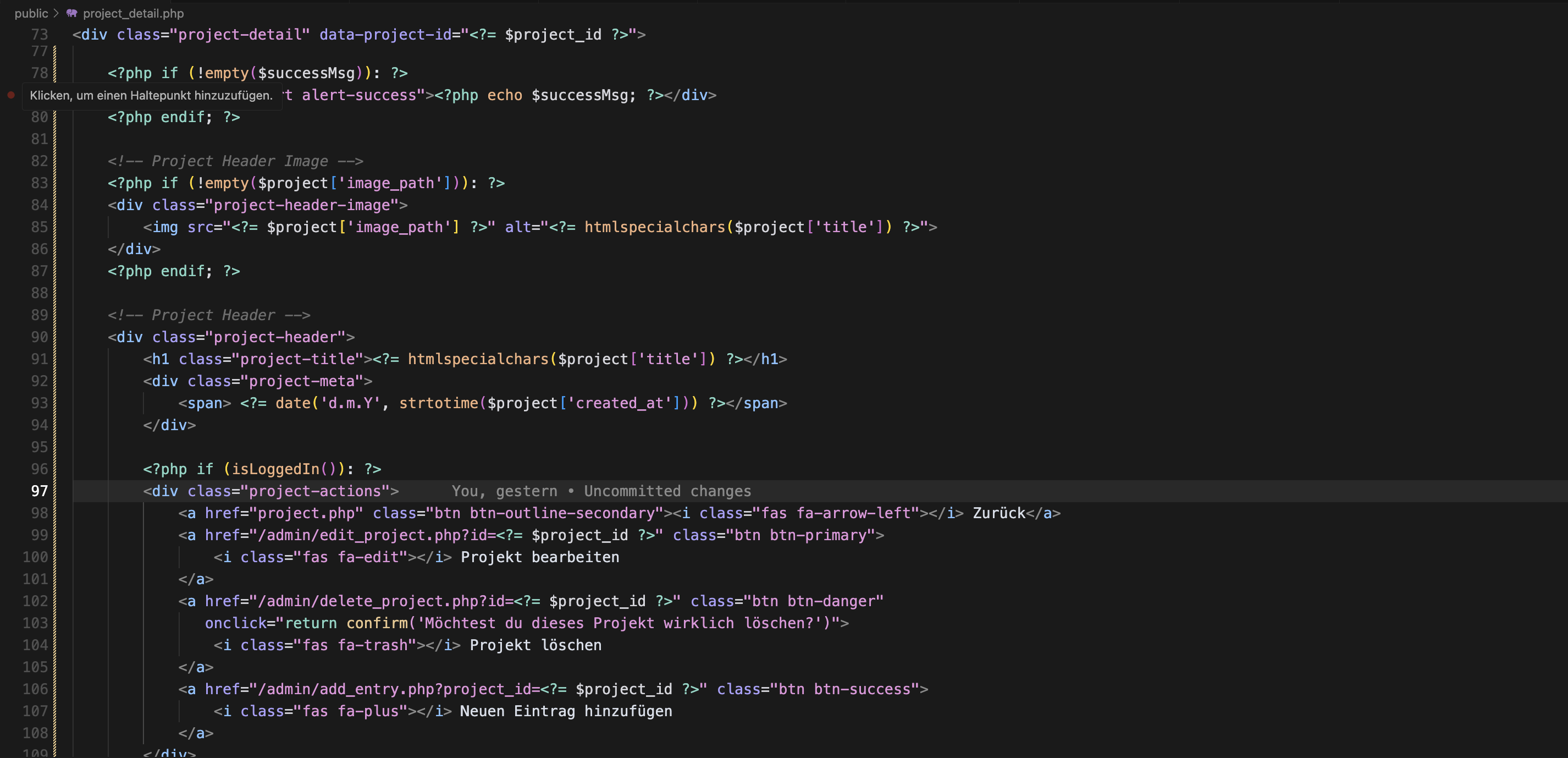 Eigenständige Umsetzung