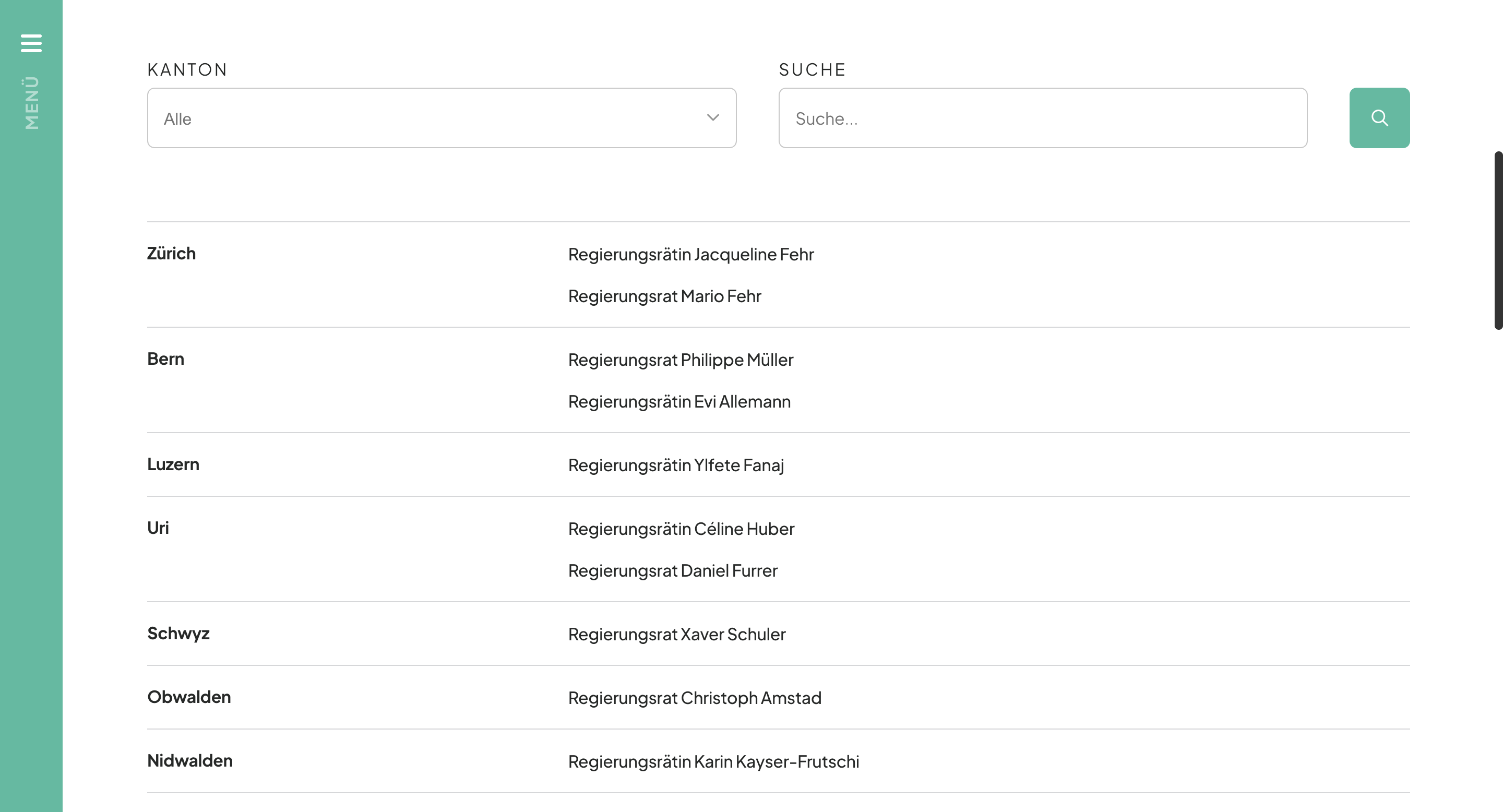 Sonderseiten-Vorlage: Mitgliederliste